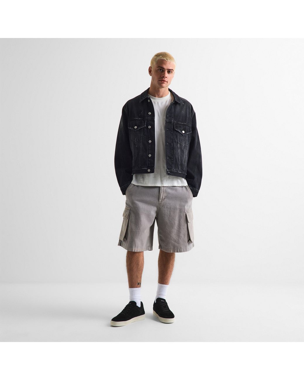 Mallet Black Low-Top Trainers for men