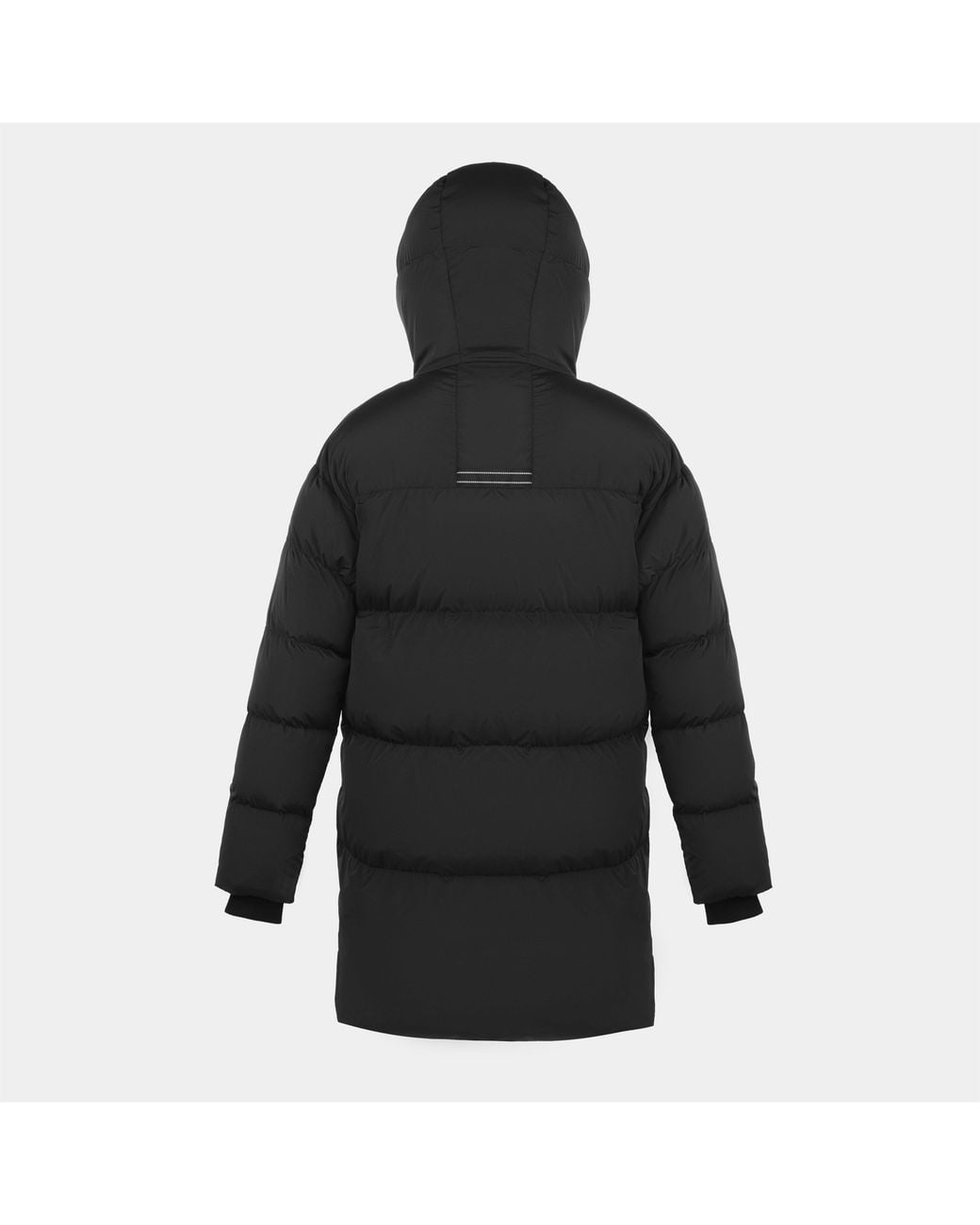 ARCTIC ARMY Black Orca Down Long Puffer Jacket for men