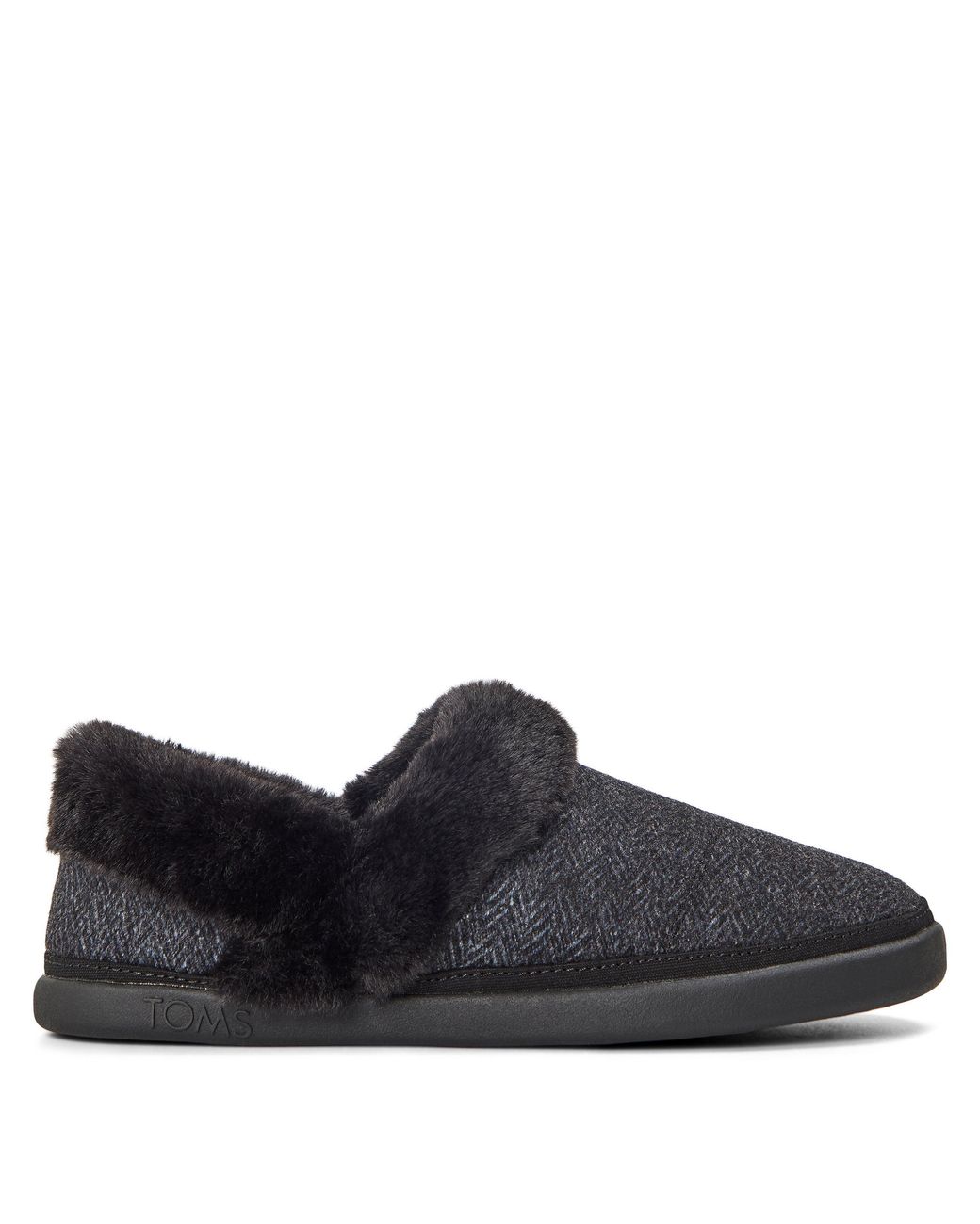 TOMS Black Krystal Mule Sandal