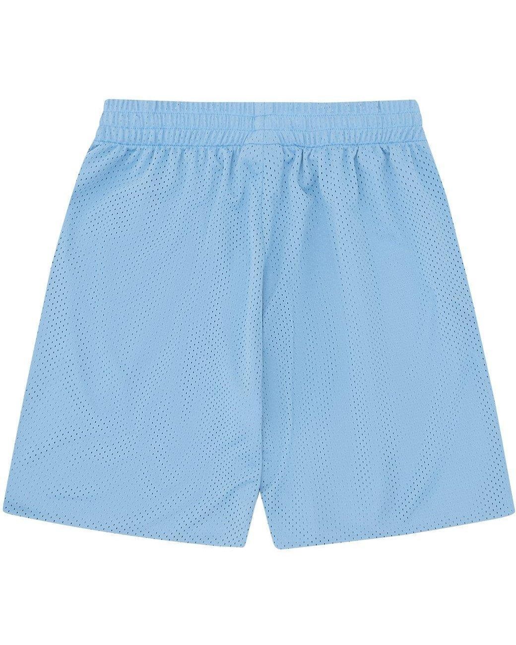 ICECREAM Blue Fleece Jogger Shorts for men