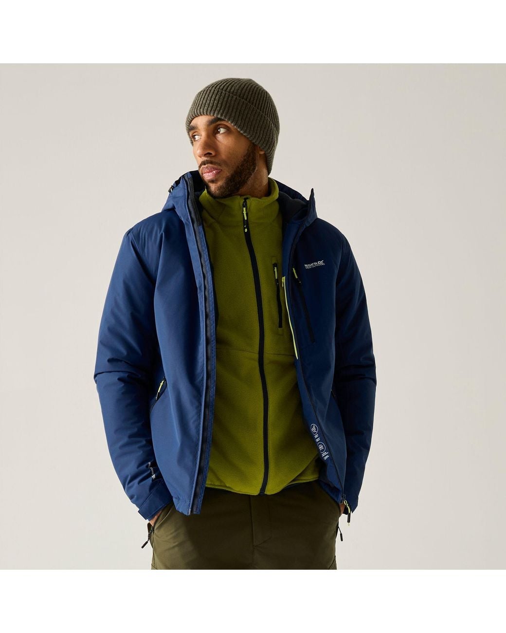 Regatta Blue Allston Waterproof Jacket for men
