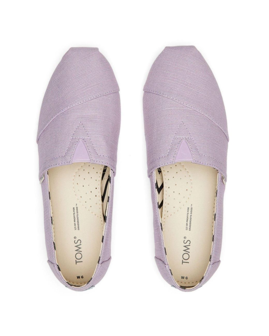 TOMS Purple Alpargata Classic Espadrilles Size 3.5