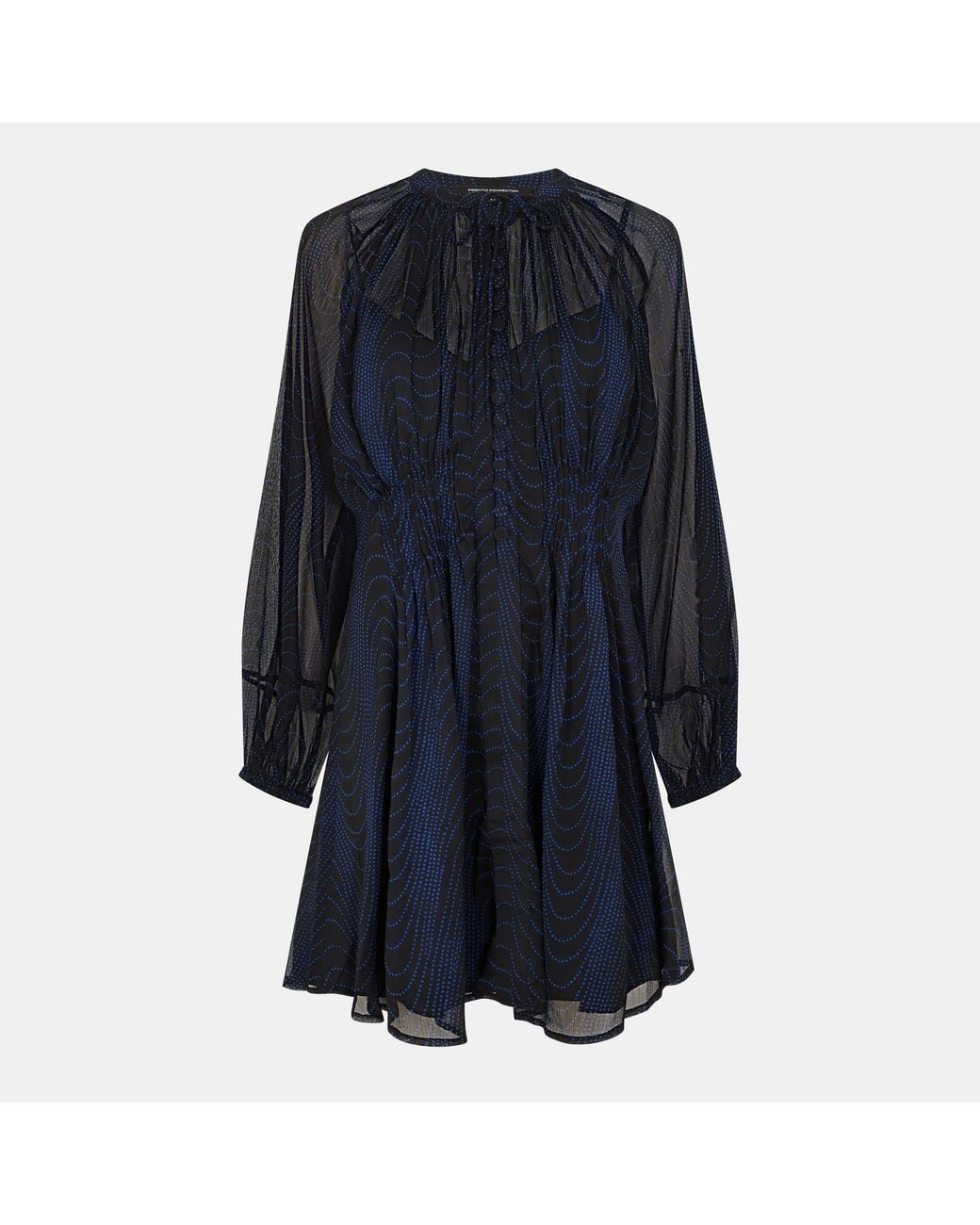 French Connection Blue Grace Artemis Smock Dress