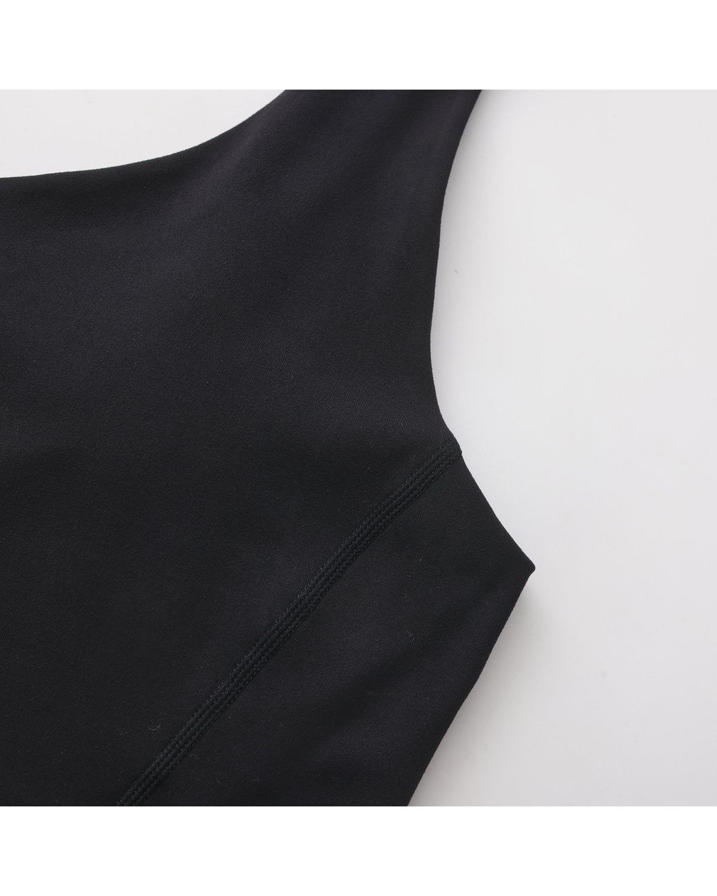 La Gear Black V-Neck Active Tank Top
