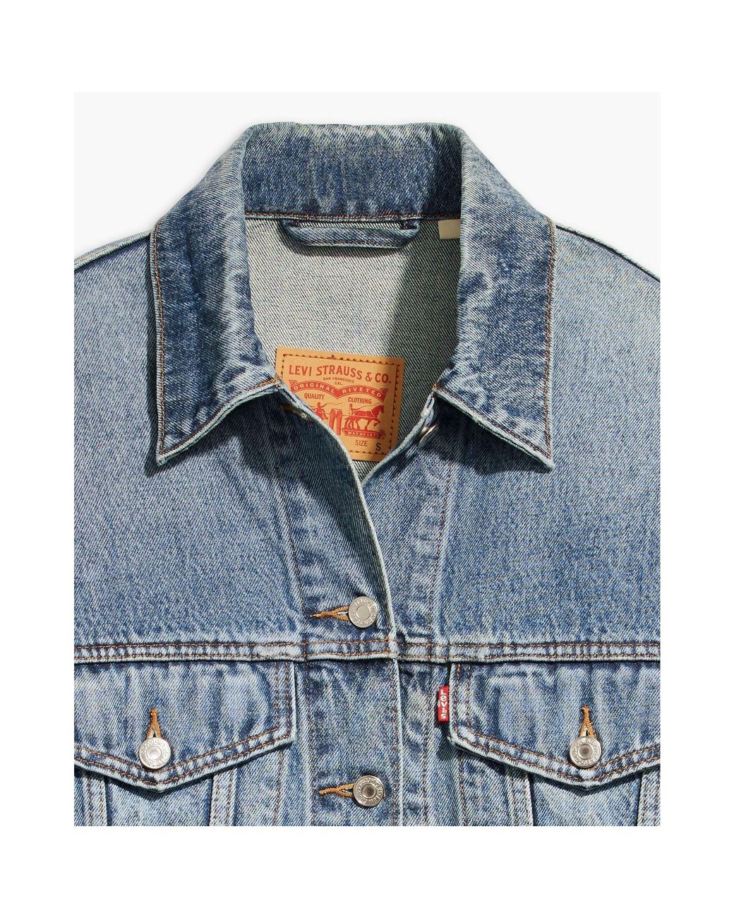 Levi's Blue Trucker Be Kind Rewind Denim Jacket