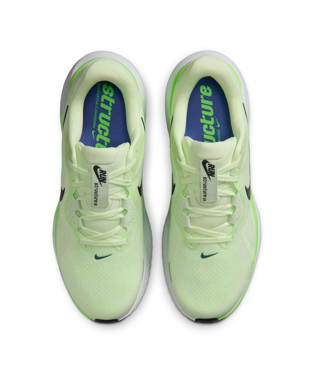 Nike Green Structure 26 Road Running Shoes for men
