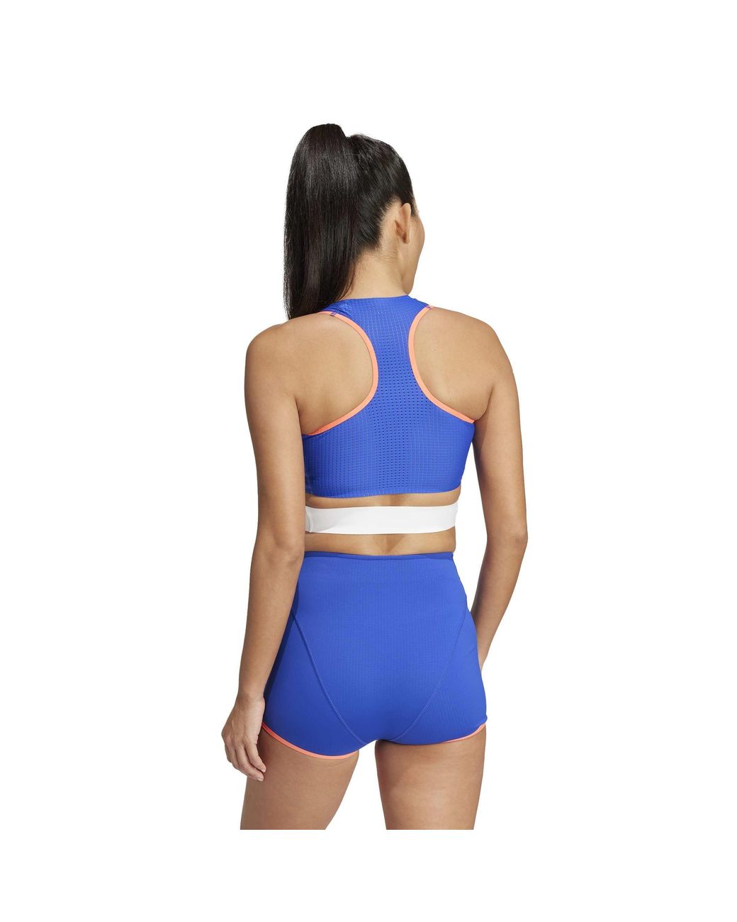 Adidas Blue Team F Crop W Gym Vest