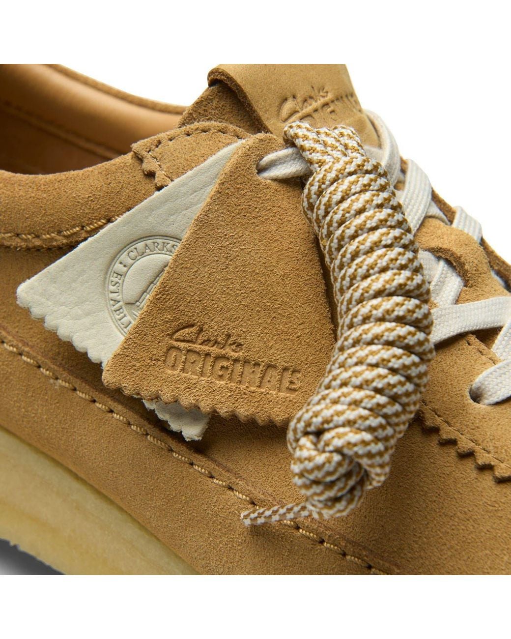 Clarks Brown Wallabe Tor Boat Shoes for men