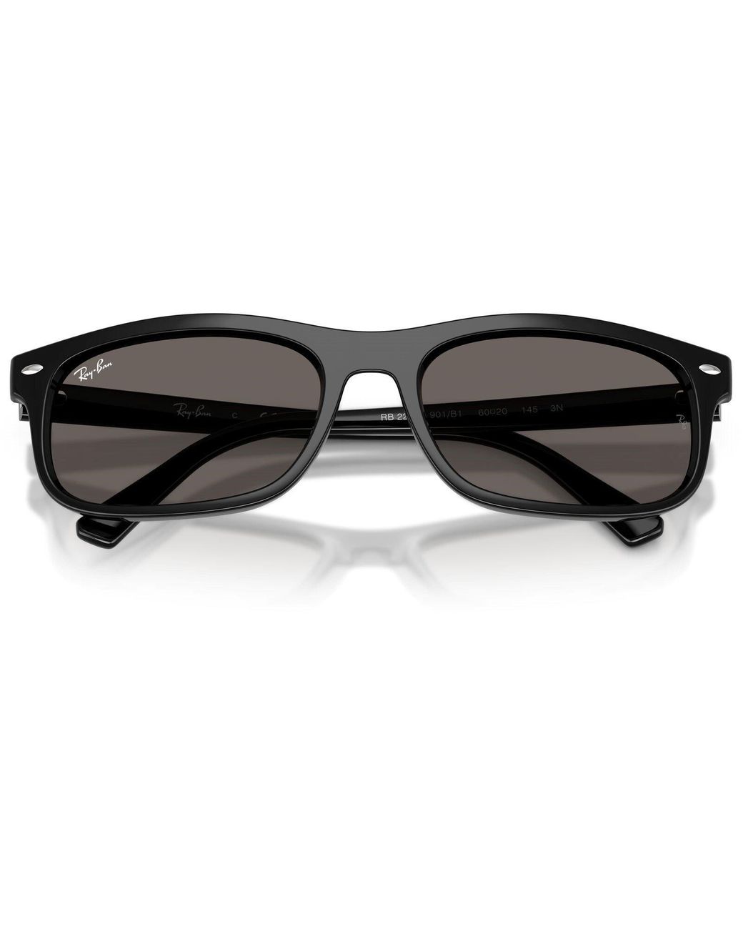 Ray-Ban Gray 0Rb2224 Rectangle Sunglasses