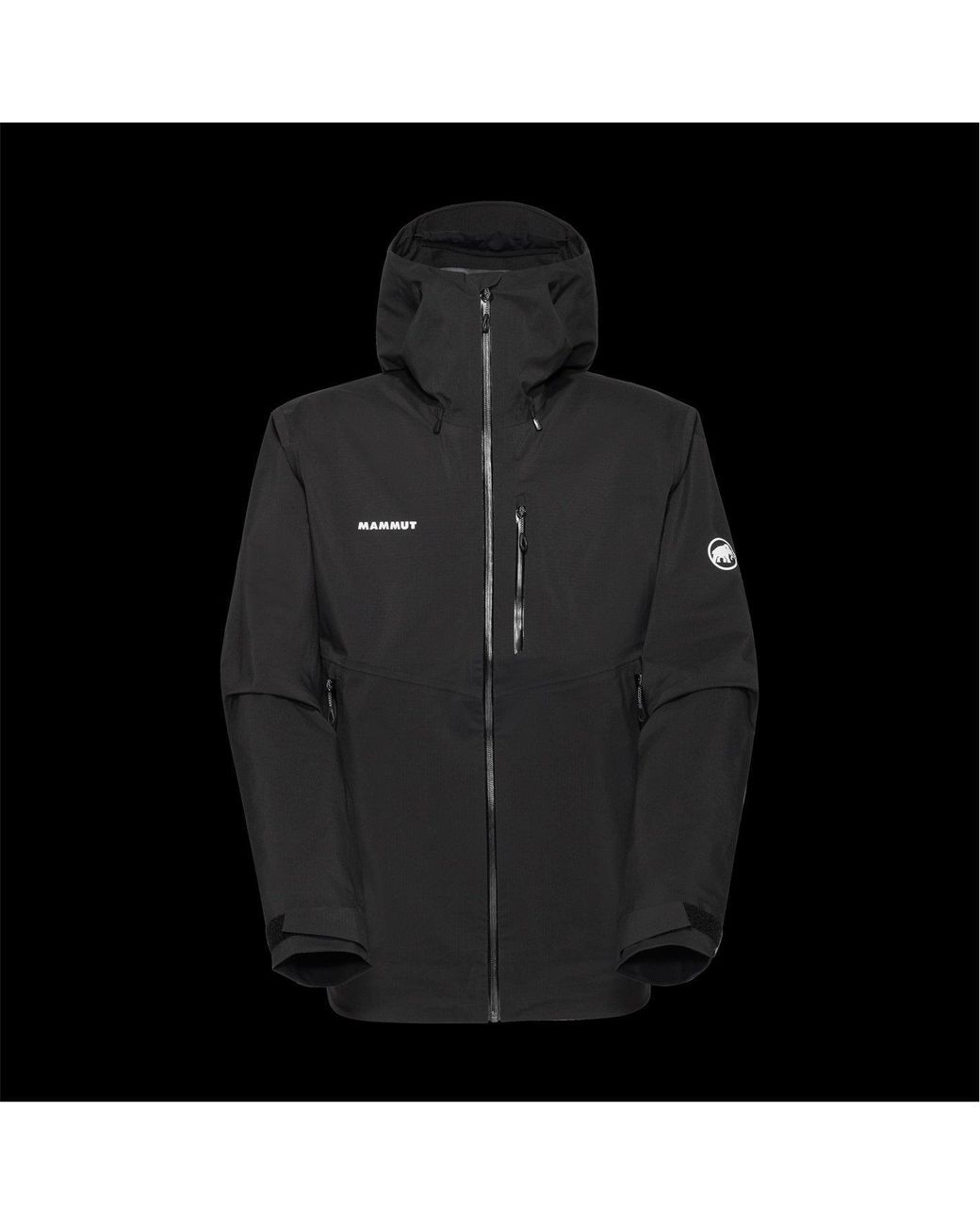 Mammut Black Alto Waterproof Windproof Jacket for men