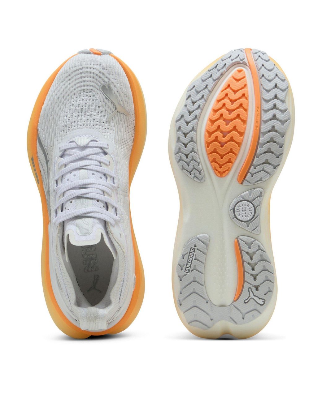 PUMA White Foreverrun Nitro 2 Wn Road Running Shoes