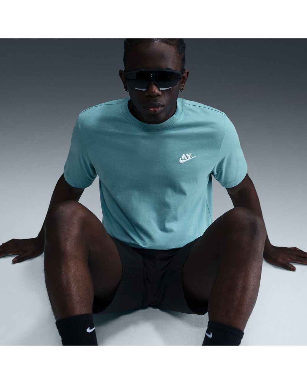 Nike Blue Sportswear Club T-Shirt for men