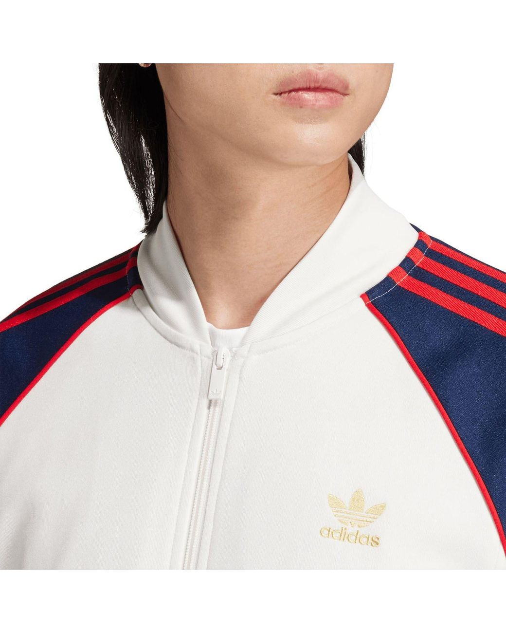 Adidas Originals Blue Adicolor Classics Sst Track Jacket for men