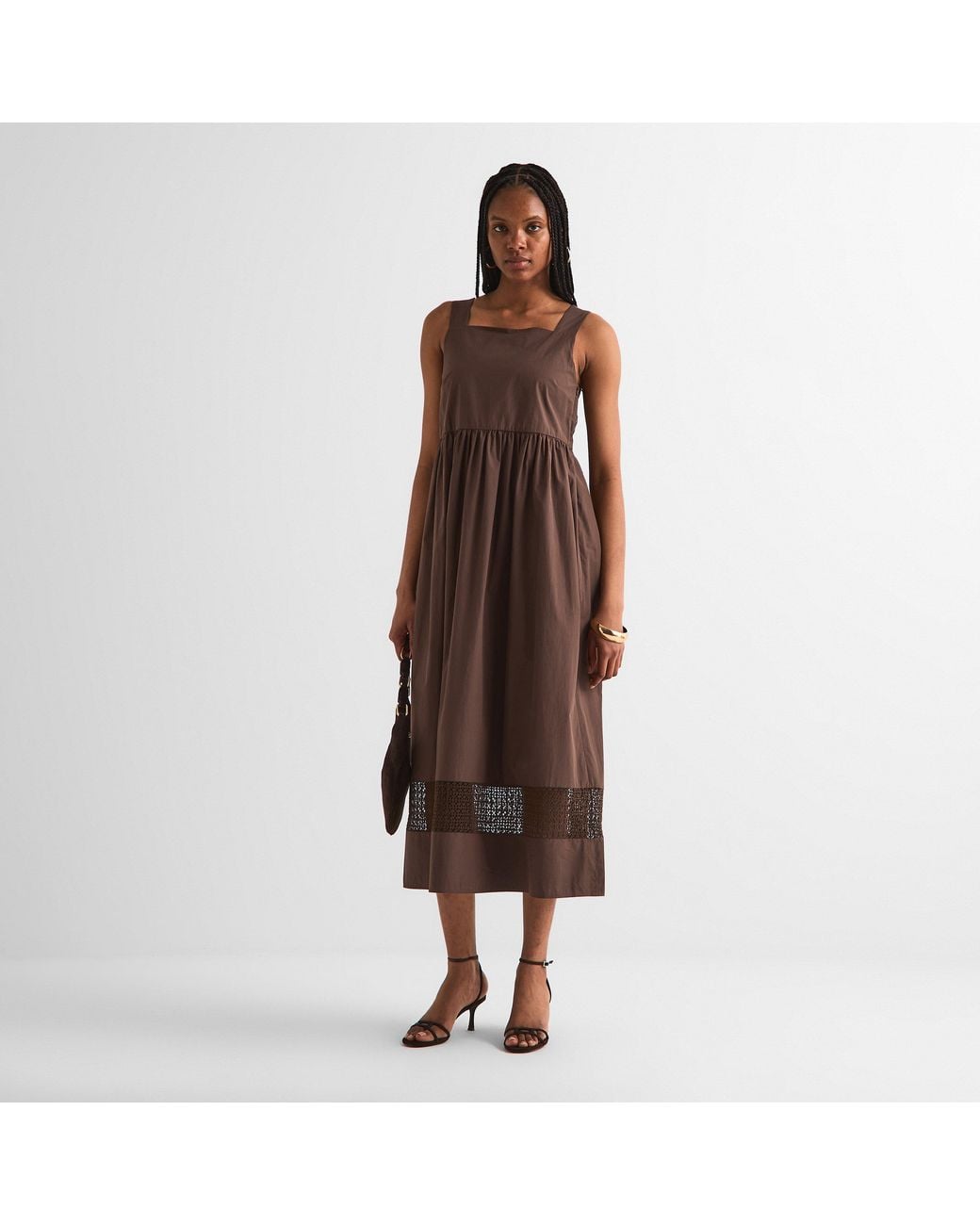 Weekend by Maxmara Brown Long Maxi Dress
