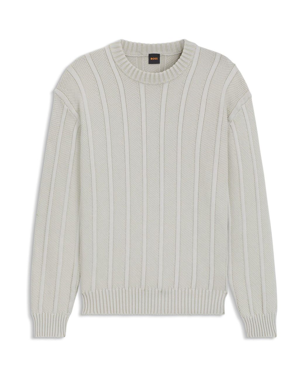 Boss White Kaktus Knitted Tops for men