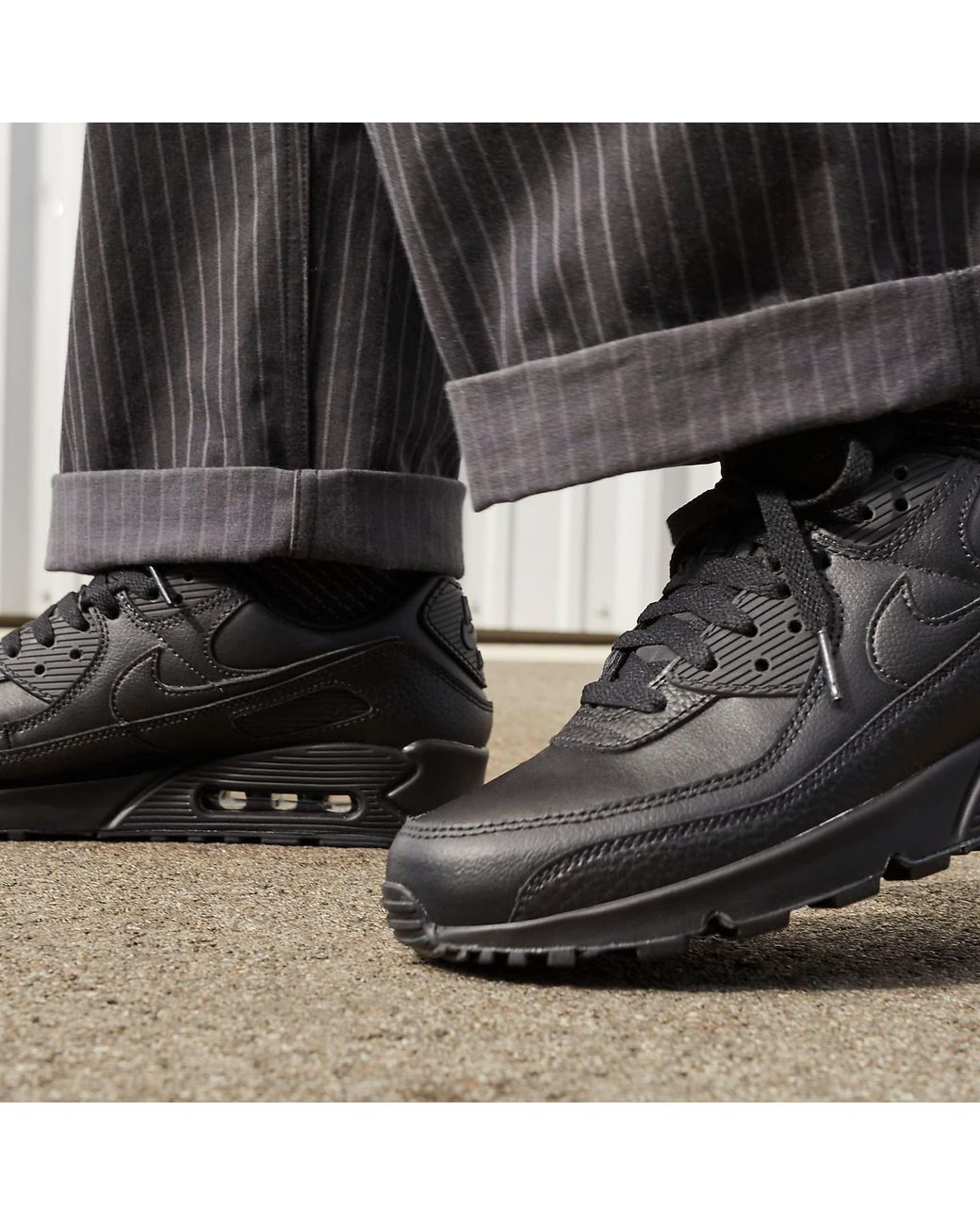 Nike Black Air Max 90 Shoes for men