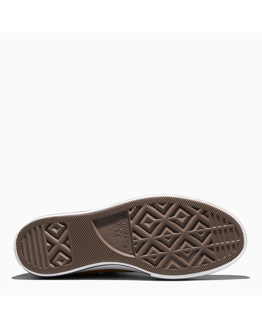 Converse Brown All Star Platform High Top Trainers