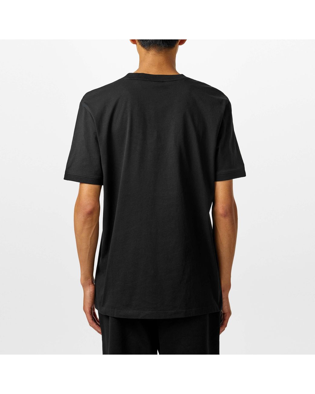 HUGO Black Diragolino Contemporary T-Shirt With Logo Detail for men