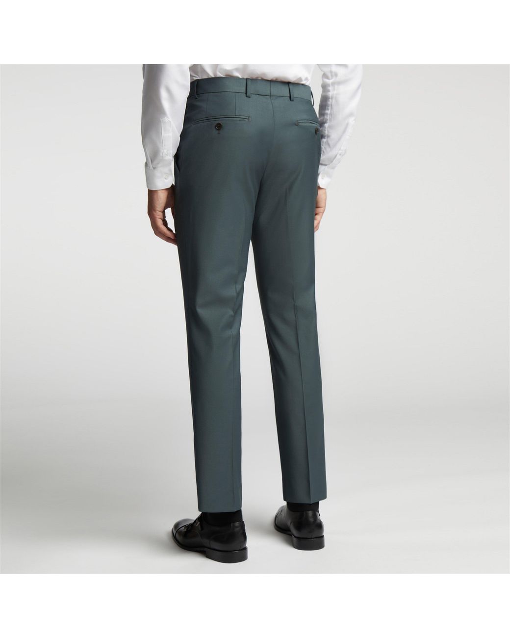 Ted Baker Blue Lunan Slim Fit Suit Trousers for men