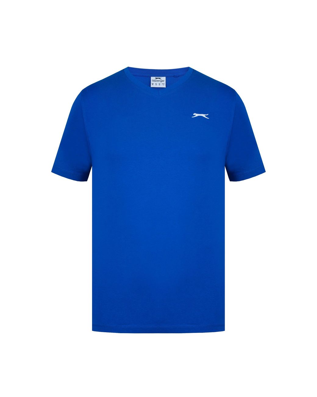 Slazenger 1881 Blue V Neck T Shirt for men