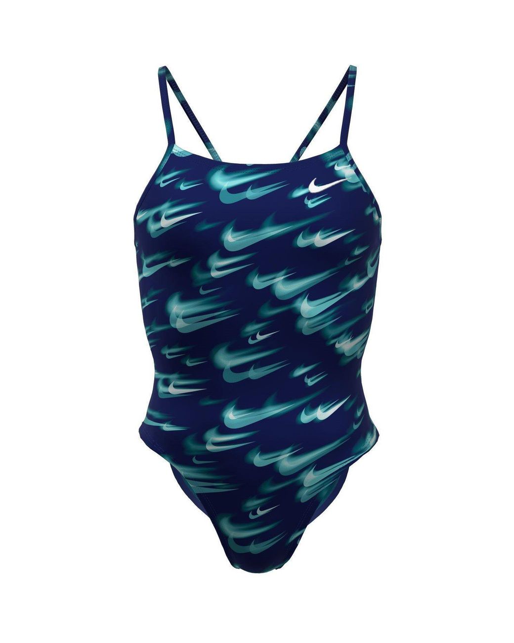 Nike Blue One Piece Swimsuit