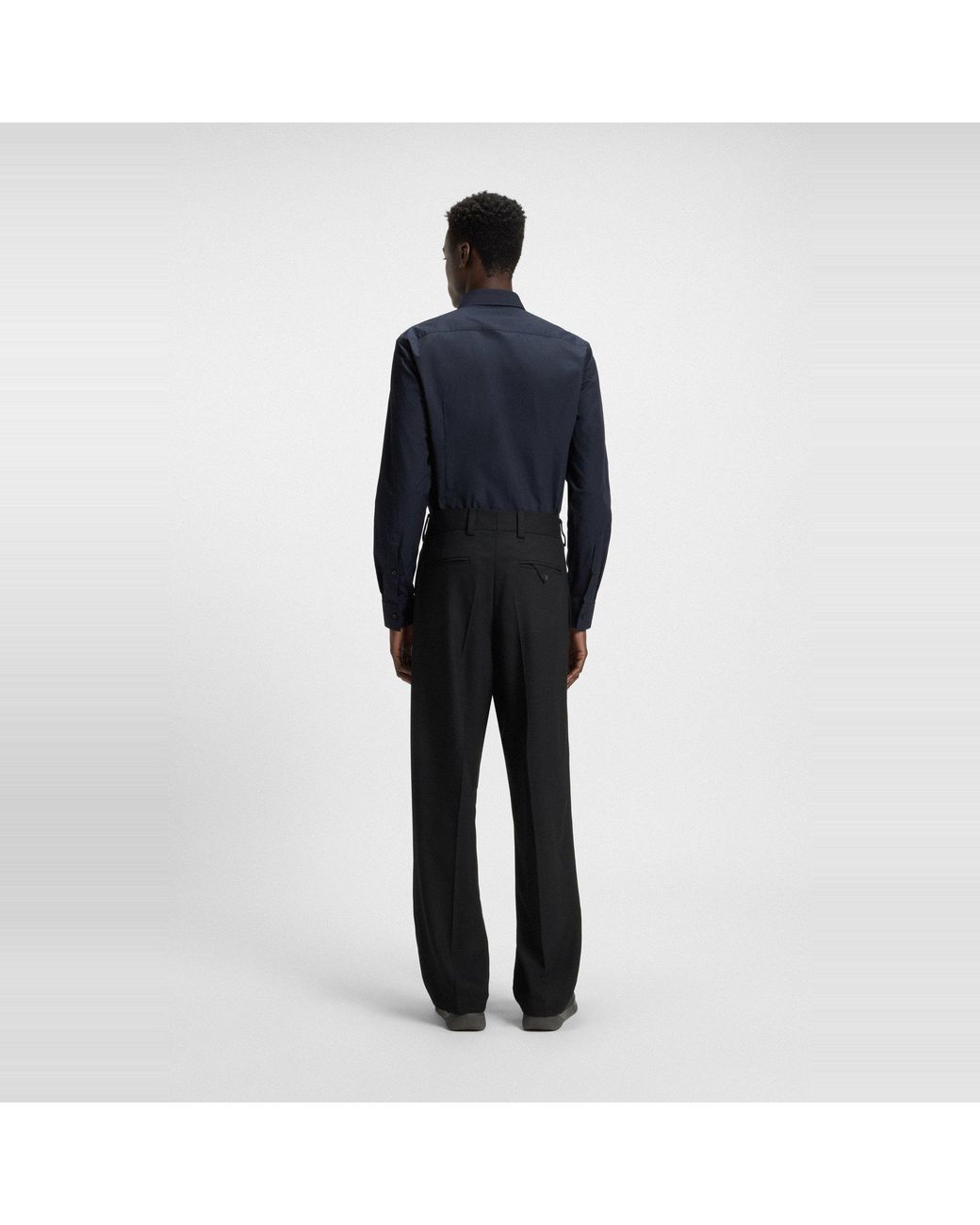 HUGO Blue Precision Long-Sleeve Shirt for men