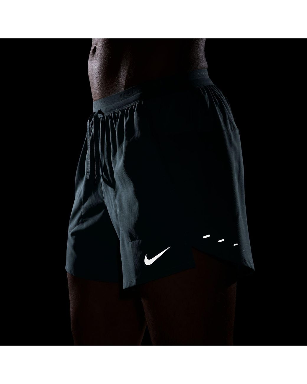 Nike Blue Stride 5In Performance Shorts for men