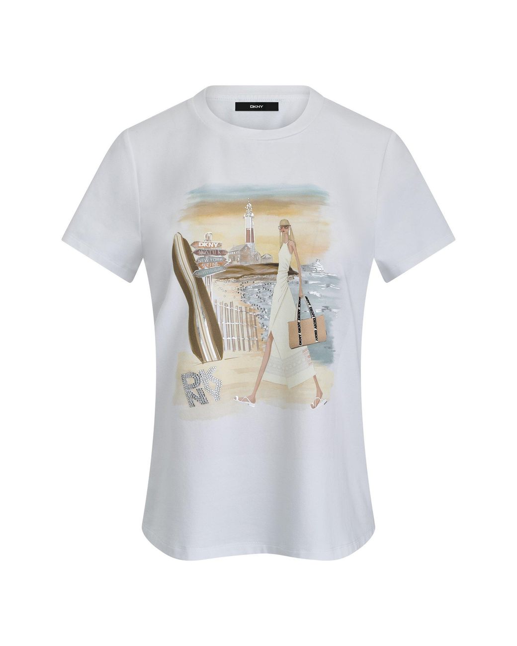 DKNY White T-Shirt