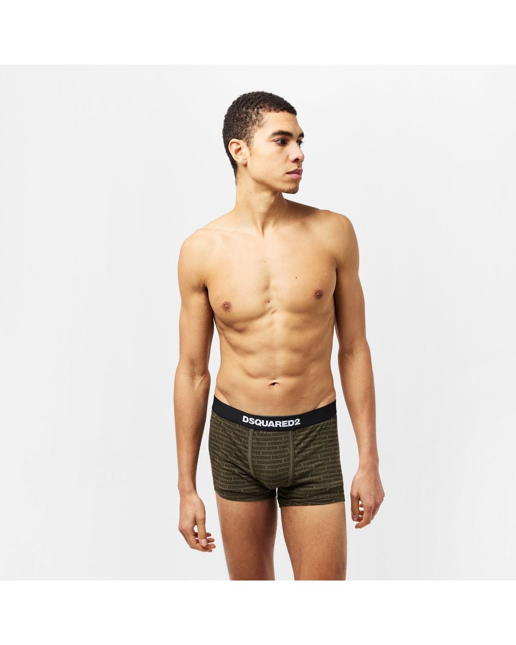DSquared² Green Breathable Boxers for men