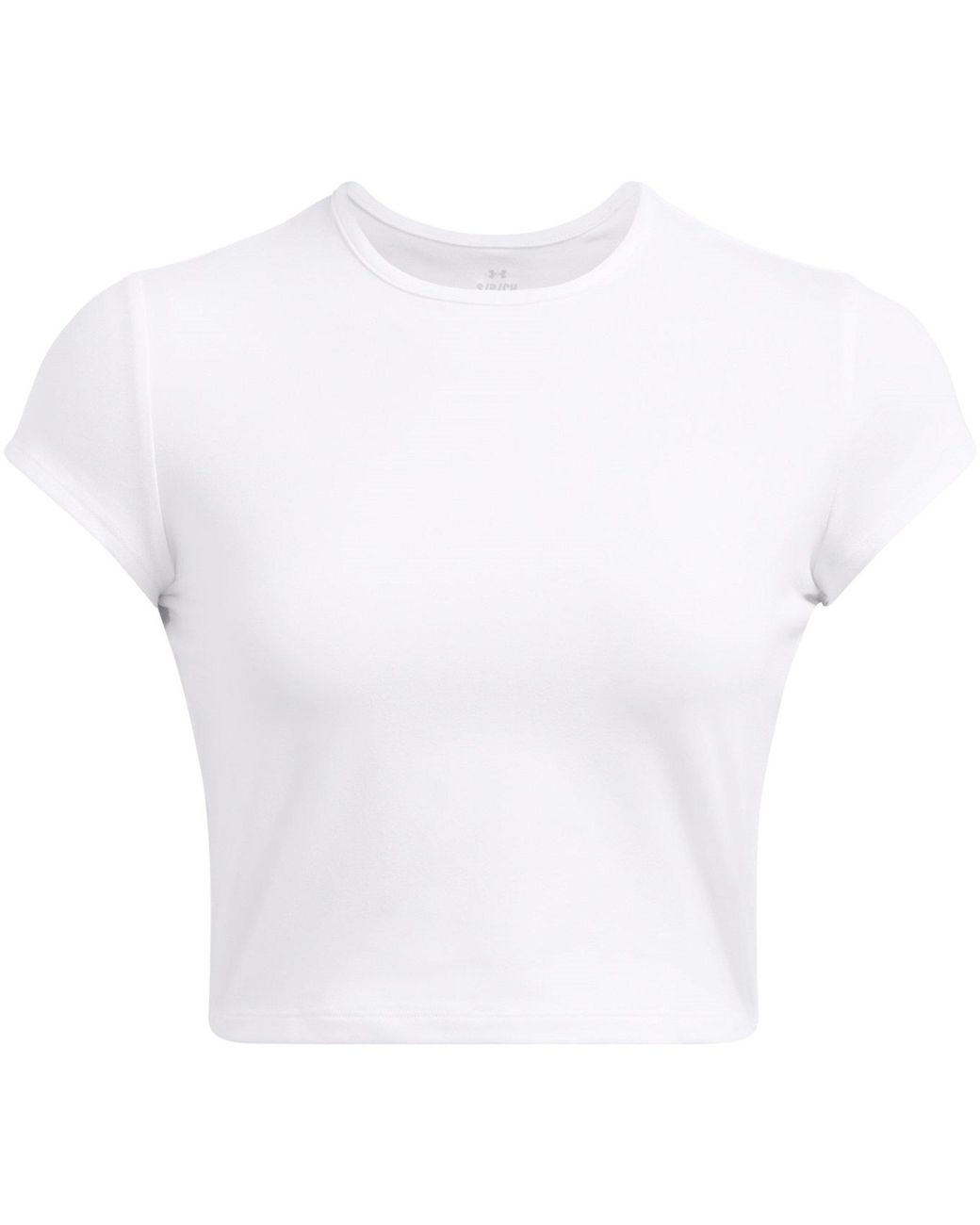 Under Armour White Short-Sleeve Performance Gym Top