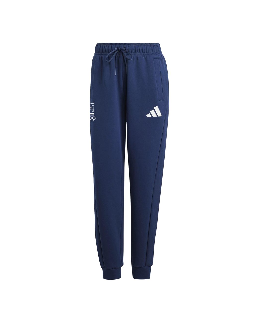 Adidas Blue Poland Performance Fleece Tracksuit Bottom