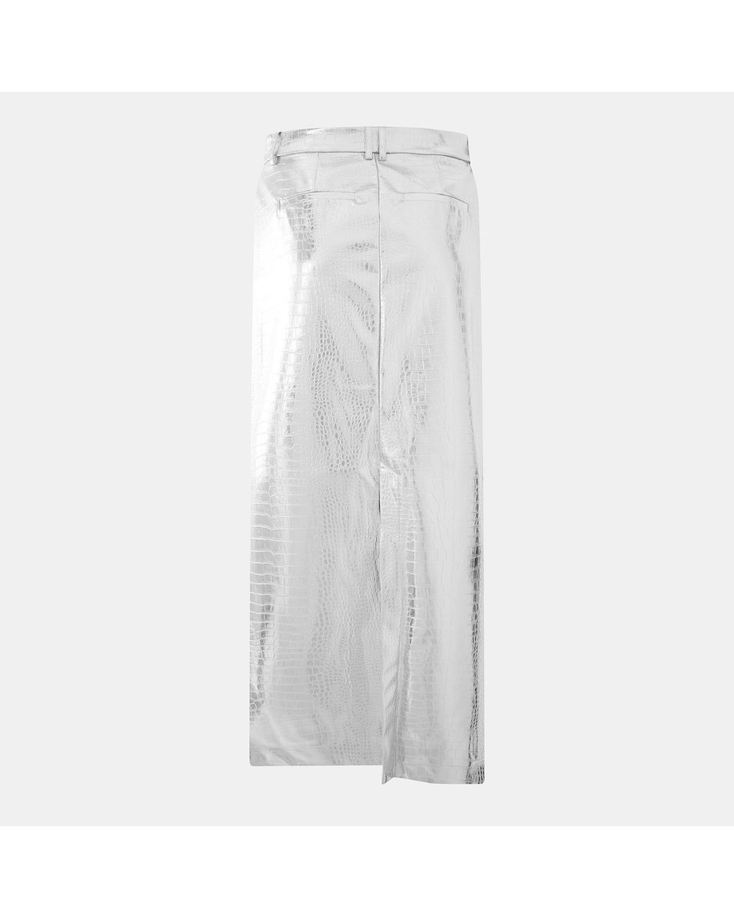 Vero Moda White Lisa Croc Maxi Skirt