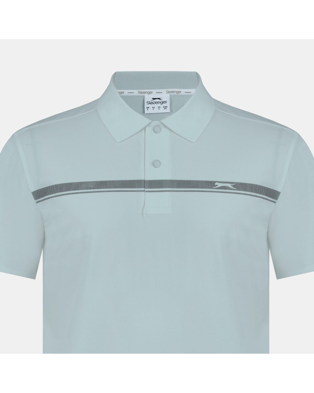 Slazenger 1881 Blue Slagenzer Golf Short Sleeve Performance Polo Shirt for men