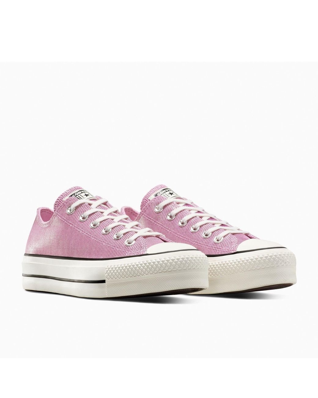 Converse Pink Chuck Taylor All Star Lif Canvas Trainers