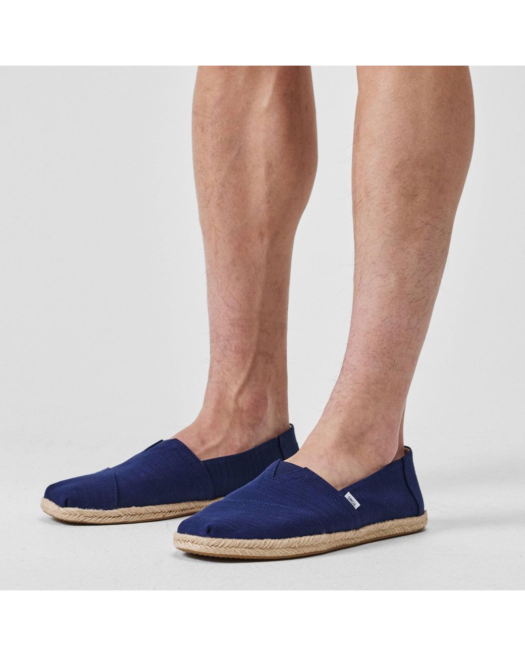 TOMS Blue S Recycled Cotton Rope Espadrille Navy Us 8 / Eu 40,5 for men