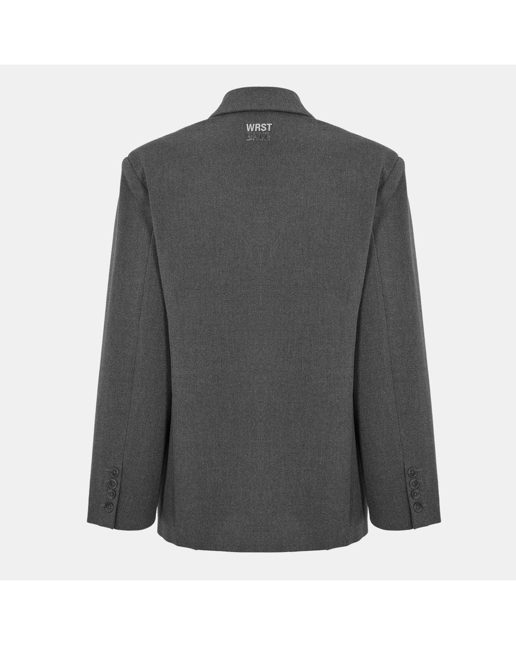 WRSTBHVR Gray Tailored Blazer