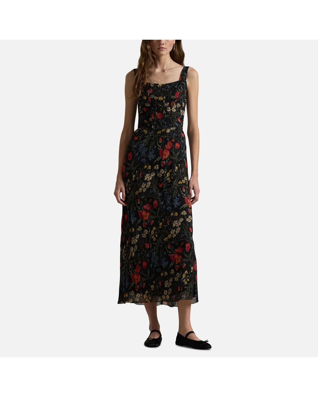 Ralph Lauren Black Cocktail Wrap Dress