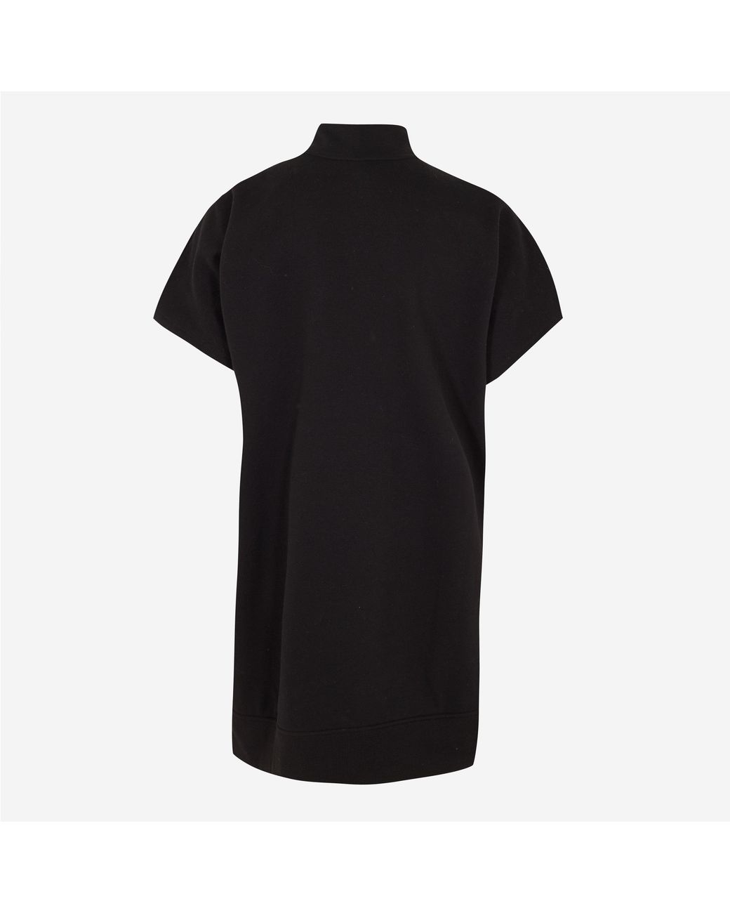 DKNY Black Half-Zip Knit Slim Fit Jumper Dress
