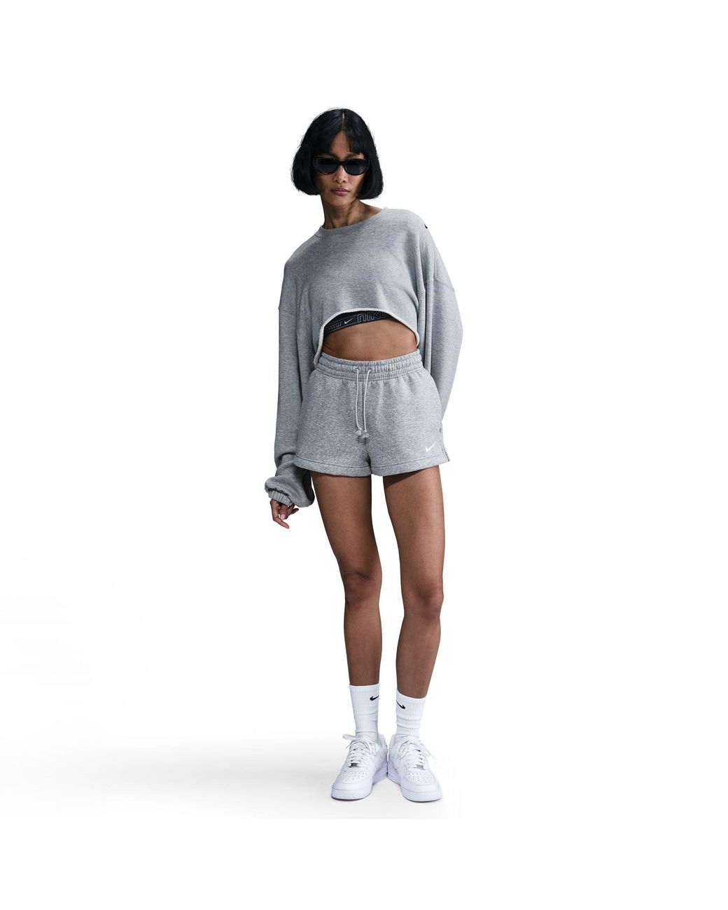 Nike Blue Sportswear Essential French Terry Shorts