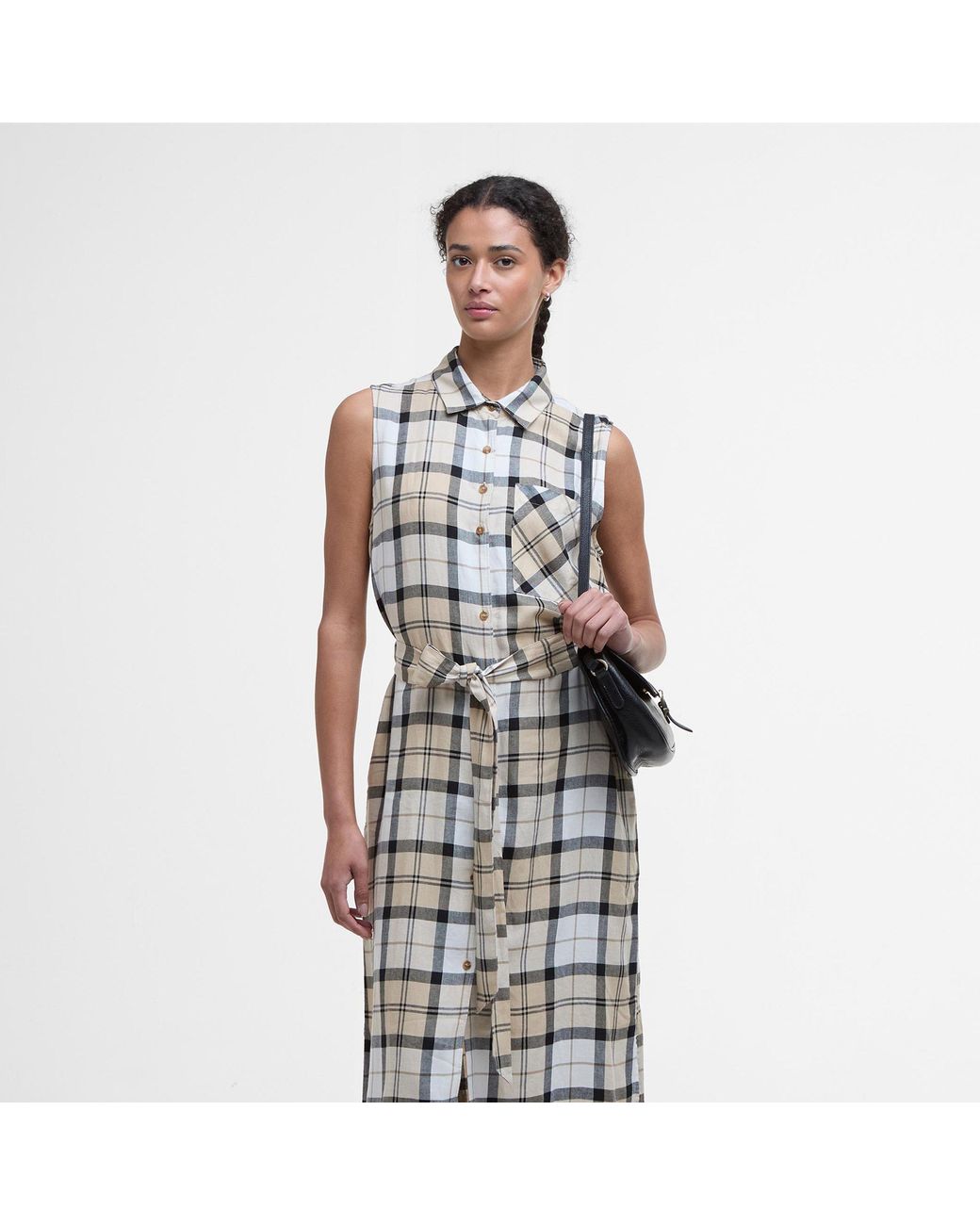 Barbour Metallic Agnes Midi Dress