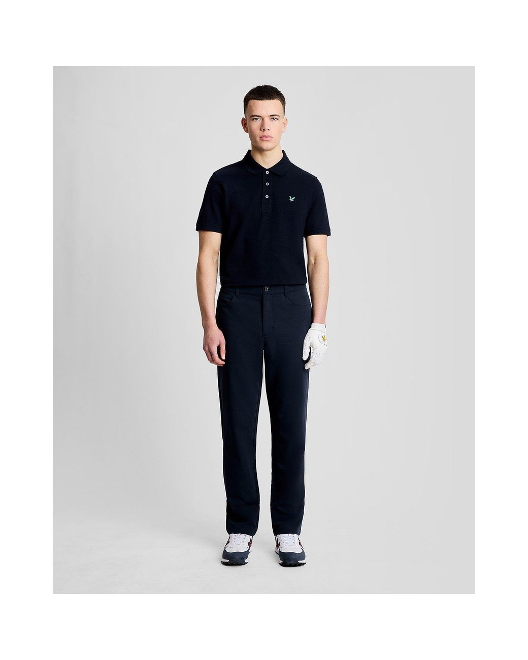 Lyle & Scott Blue Lyle & Scott Golf Eagle Polo Shirt for men