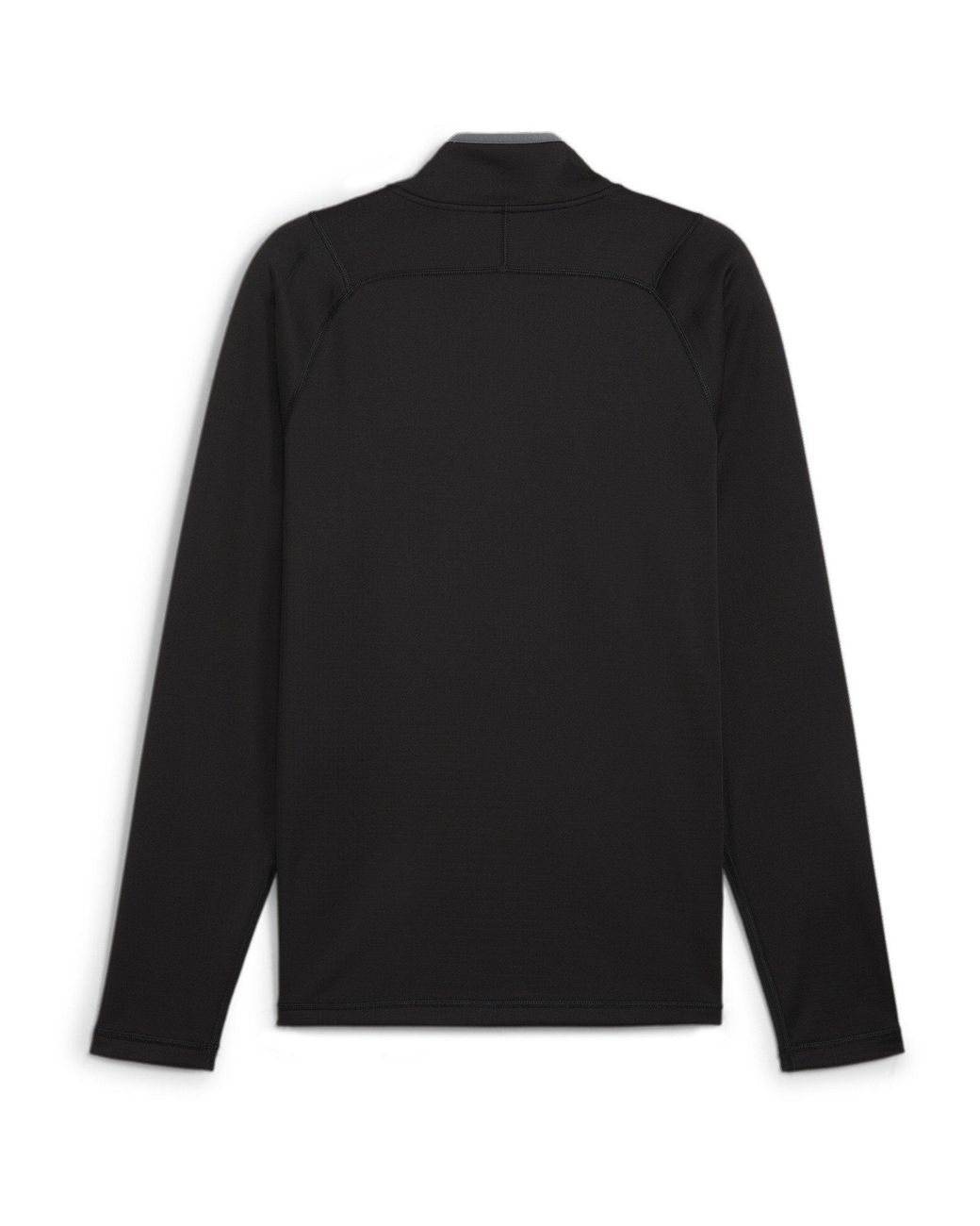 PUMA Black Fleece Quarter Zip Long Sleeve Performance Polo Shirt for men