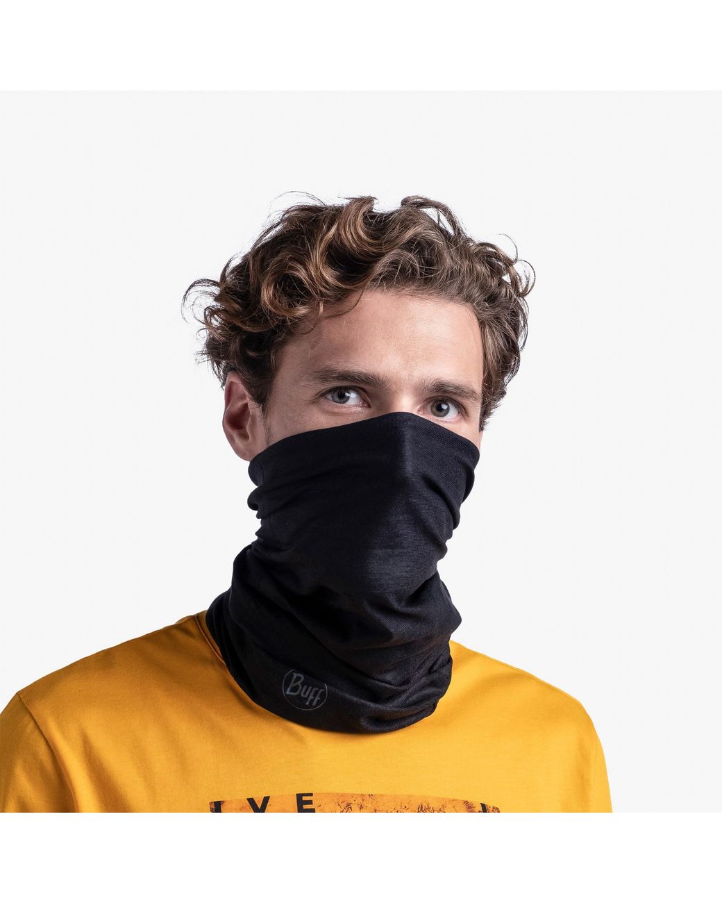 Buff Black Ecostrech Neckwarmer Adults