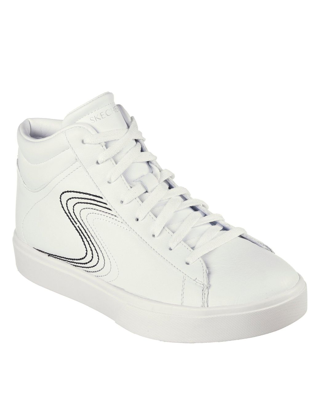 Skechers White Edenlx Classic Low-Top Trainers