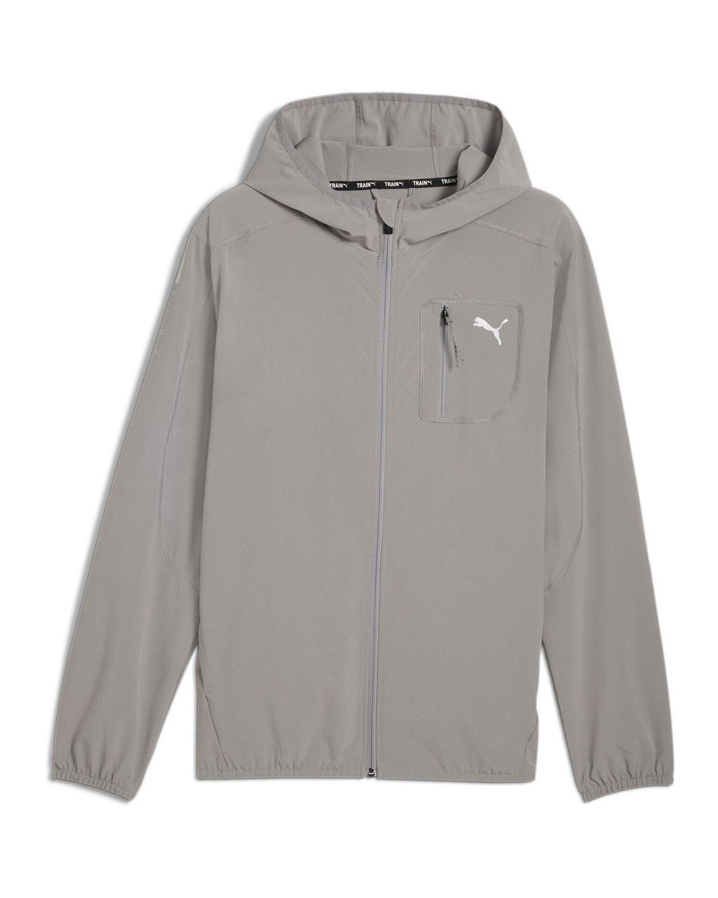 PUMA Gray Flex Woven Tracksuit Top for men