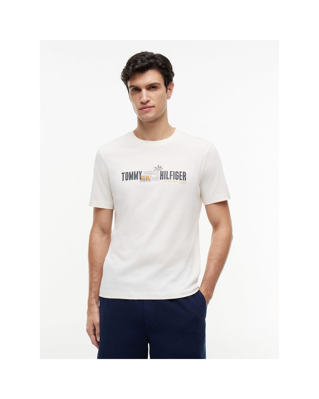 Tommy Hilfiger White T-Shirt for men