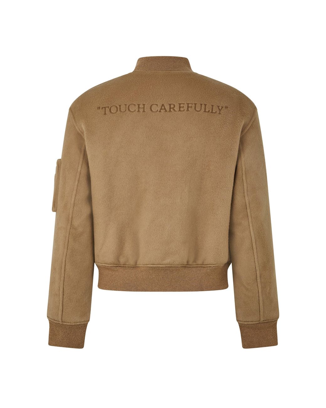 Off-White c/o Virgil Abloh Natural Lightweight Zip Bomber Jacket for men