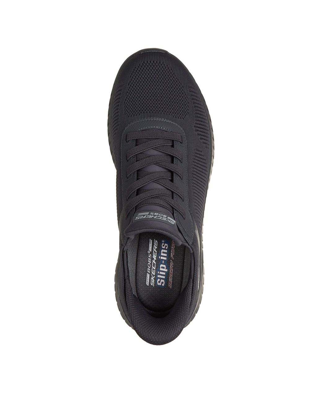 Skechers Blue Bobs Sport Squad Chaos Slip On Trainers for men