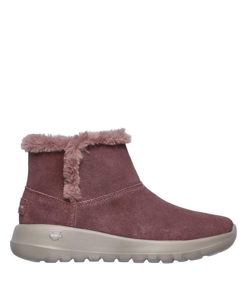 Skechers Bundle Up Boots Leather in Brown Lyst UK