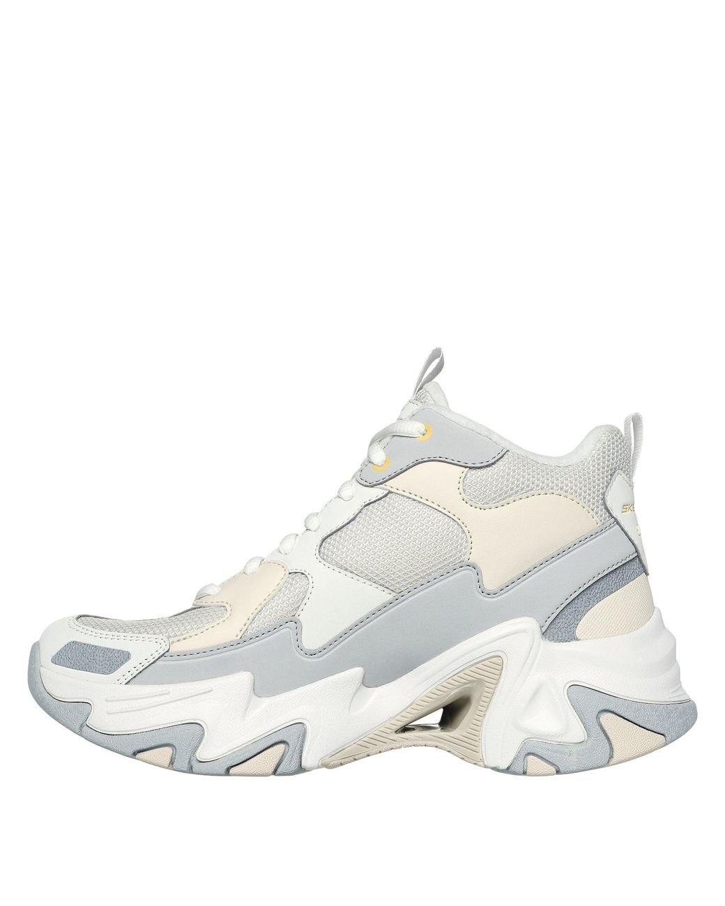Skechers White Staminav3 Classic Low-Top Trainers